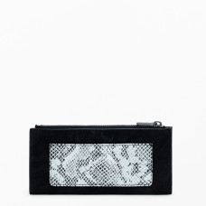 Desigual Patch Pia Leather Effect Wallet Black