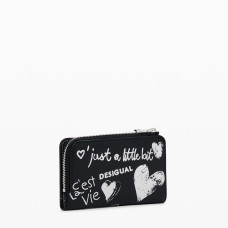 Desigual Seshat Lettered Wallet Black