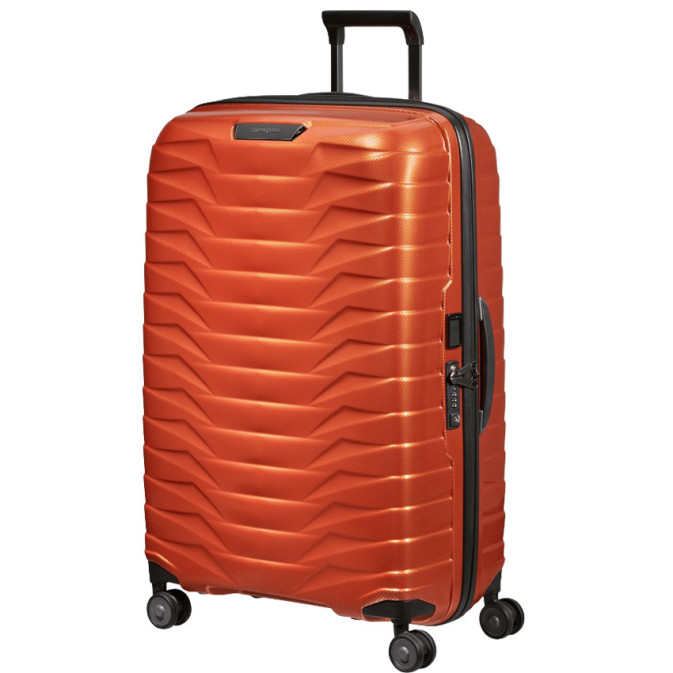 Grande Valise Samsonite Flux 75 Cm Rouge Extensible 4 Roues - Occasion - Avec étiquettes