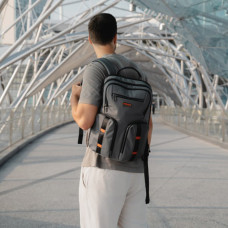 Samsonite Urban Eye Carry-On Backpack 15.6" Grey/Cognac