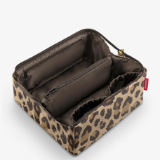 Reisenthel Fold Case Trousse Cosmétique Leo Macchiato ouvert