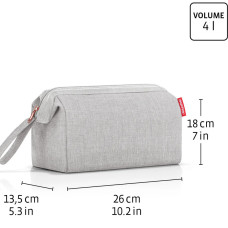 Reisenthel Travelcosmetic Large Mesh Black Toiletry Bag