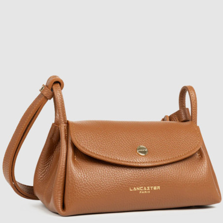 Lancaster Accordion Double Small Tote Bag 470-87 Camel-In-Orange