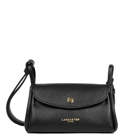 Lancaster Accordion Double Small Tote Bag 470-87 Black-In-Nude