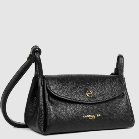 Lancaster Accordion Double Small Tote Bag 470-87 Black-In-Nude