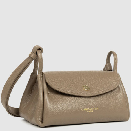 Lancaster Accordion Double Small Tote Bag 470-87 Taupe-In-Or