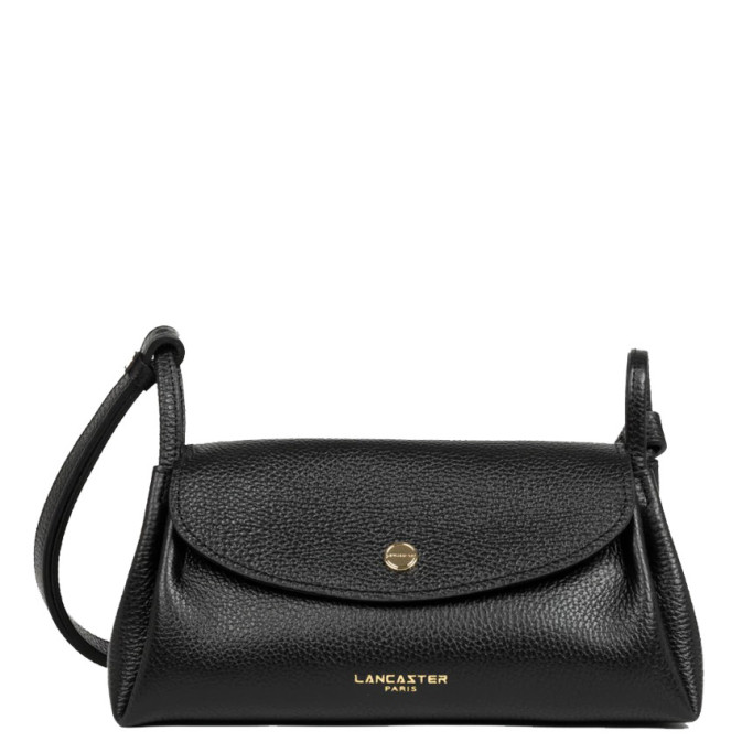 Lancaster Accordion Double Tote Bag 470-88 Noir-In-Nude