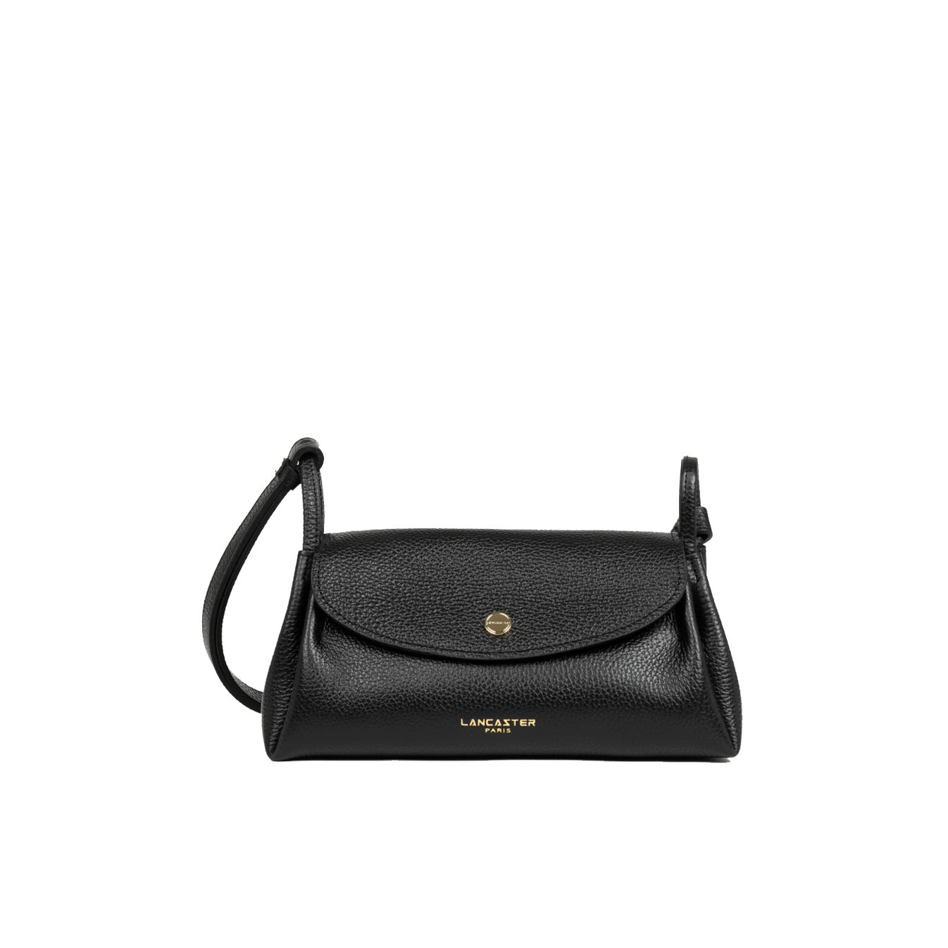Lancaster Accordion Double Tote Bag 470-88 Noir-In-Nude