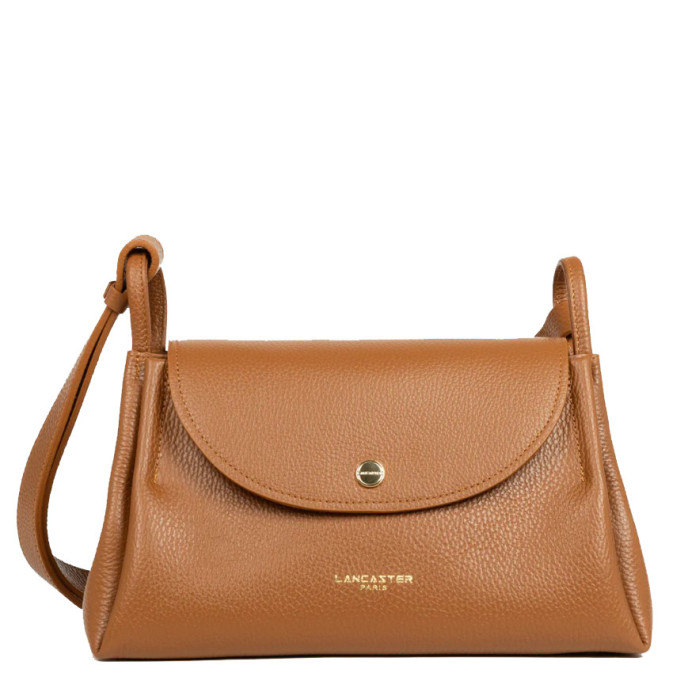 Lancaster Accordéon Double Grand Sac Trotteur 470-89 Camel-In-Orange