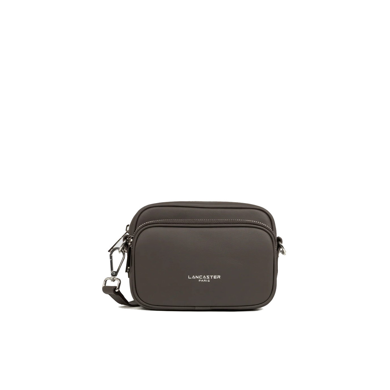 Lancaster Donna Ama Sac Porté Travers 2 Compartiments 480-067 Marron Foncé