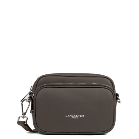 Lancaster Donna Ama Sac Porté Travers 2 Compartiments 480-067 Marron Foncé