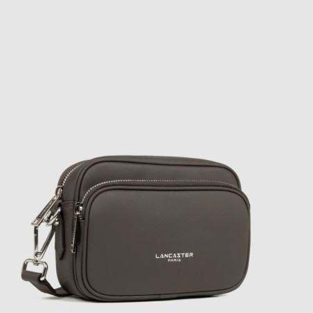 Lancaster Donna Ama Crossbody Bag 2 Compartments 480-067 Dark Brown