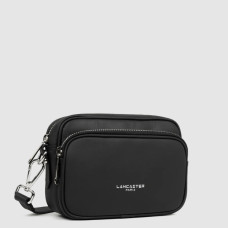 Lancaster Donna Ama Sac Porté Travers 2 Compartiments 480-067 Noir côté