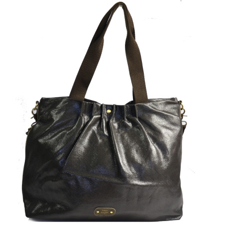 Mila Louise Maena LX1 Irised Shopping Bag Smoky Khaki