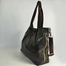 Mila Louise Maena LX1 Irised Shopping Bag Smoky Khaki