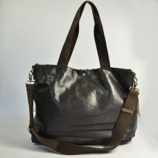 Mila Louise Maena LX1 Irised Shopping Bag Smoky Khaki