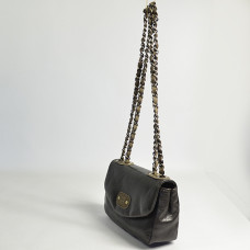 Mila Louise Malory Lx1 Shoulder Bag Iridescent Smoked Khaki