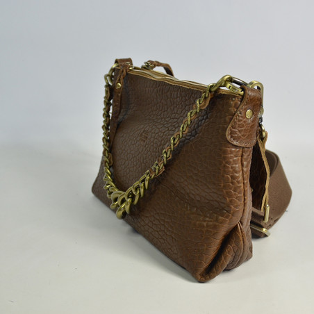 Mila Louise Noeli XS E Sac Trotteur Cuir Eléphant Ocre cote