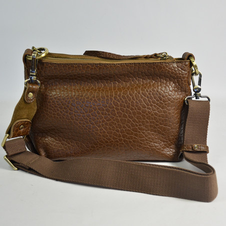 Mila Louise Noeli XS E Sac Trotteur Cuir Eléphant Ocre dos