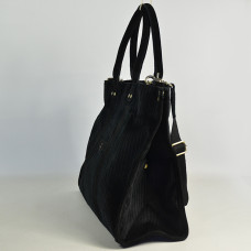 Mila Louise Prudence VFR1 Shopping Bag Black Velvet