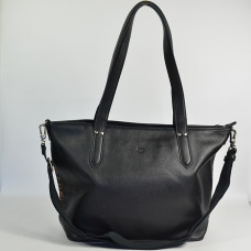Mila Louise Nanon W Tote Bag Braided Leather Black Bronze