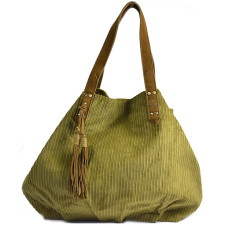 Mila Louise Nicole VFR1 Shopping Bag Ocre Velvet