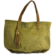 Mila Louise Nicole VFR1 Shopping Bag Ocre Velvet