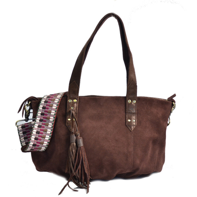 Mila Louise Nicole XS XV Small Shopping Bag Auburn Leather