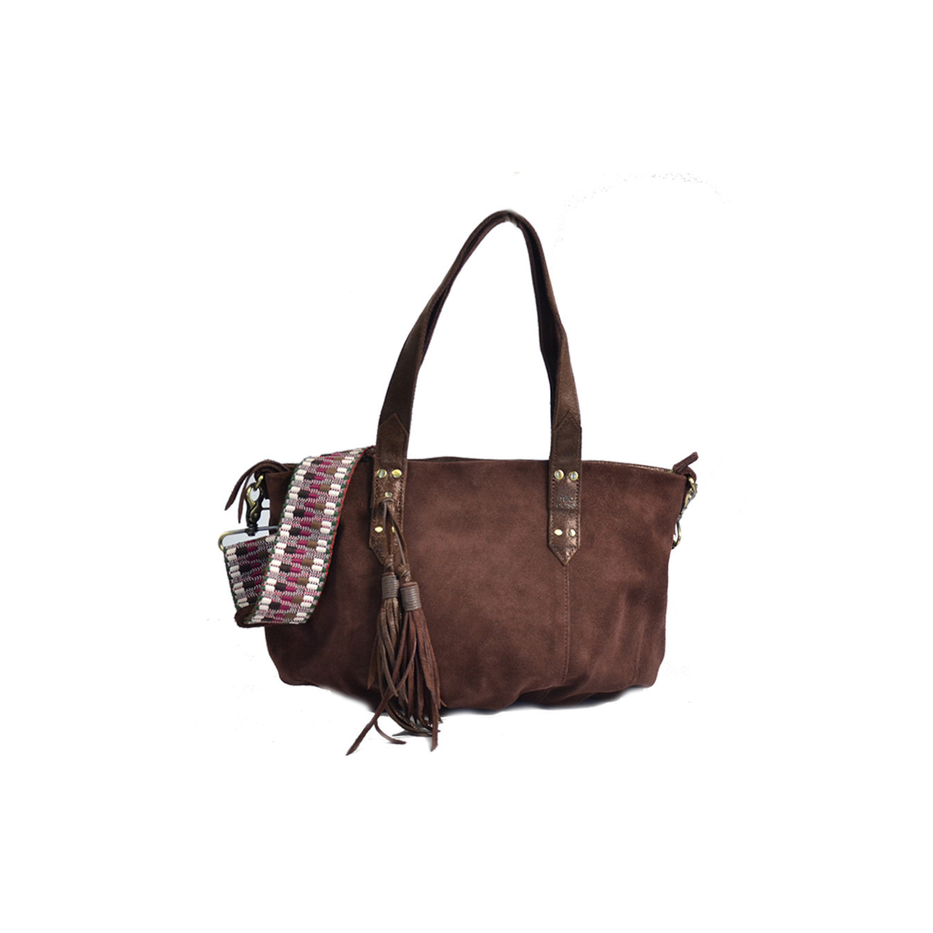 Mila Louise Nicole XS XV Petit Sac Shopping Cuir Auburn