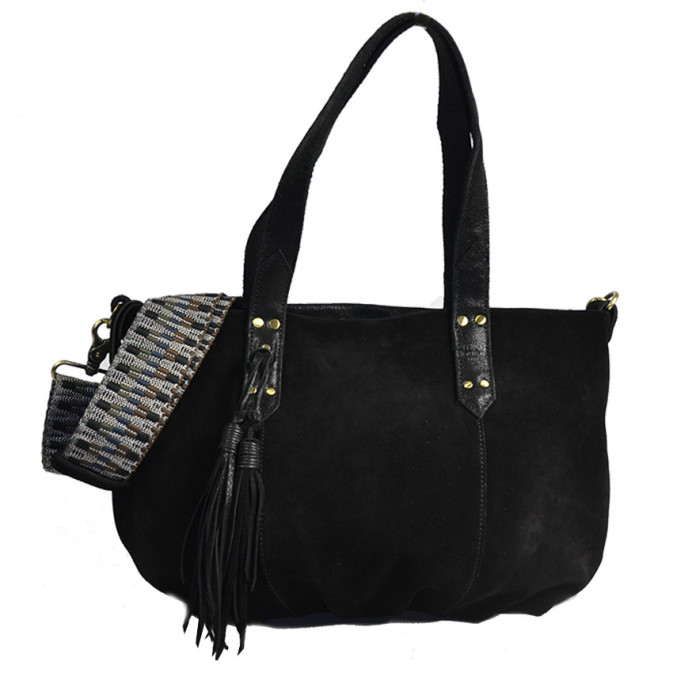 Mila Louise Nicole XS XV Petit Sac Shopping Cuir Noir