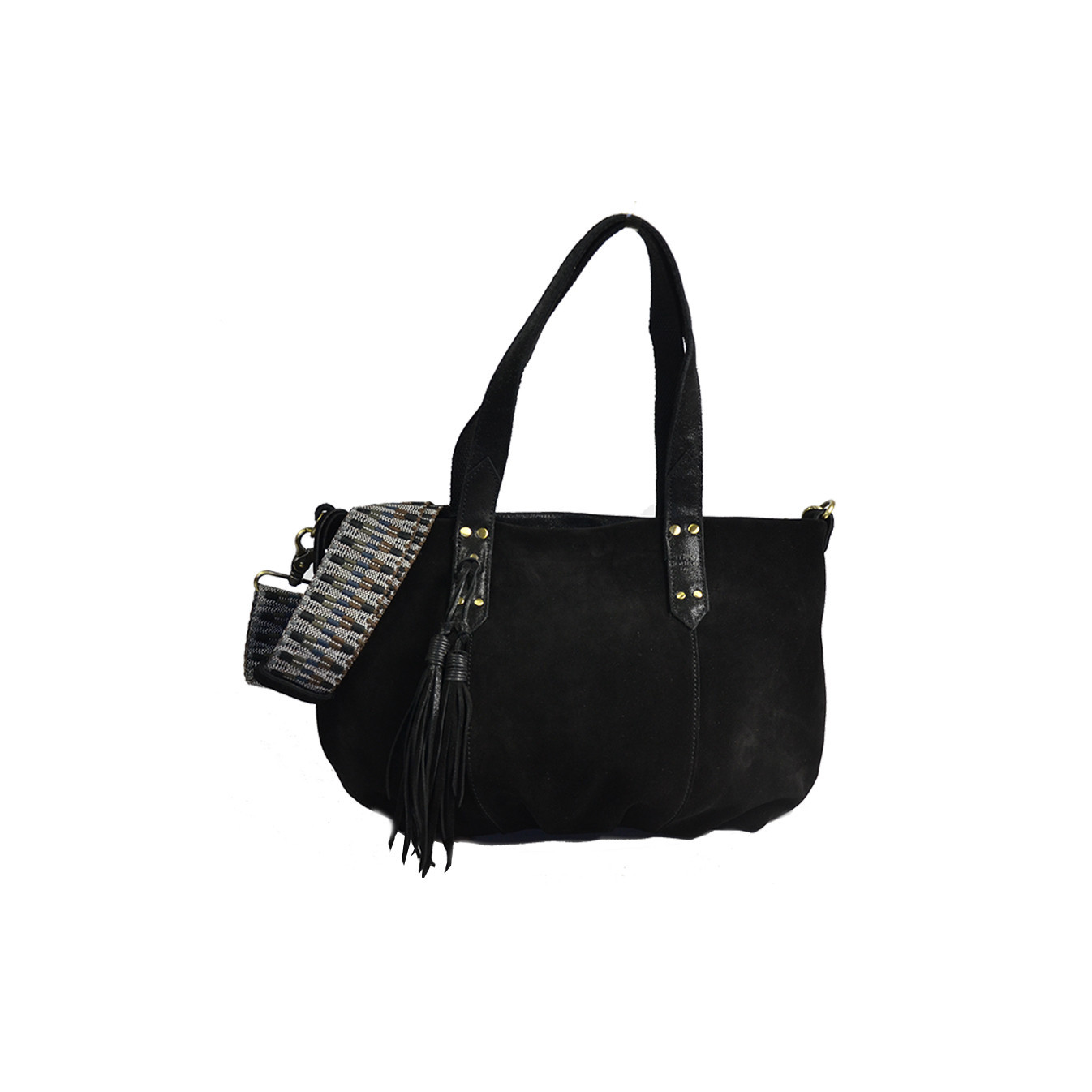 Mila Louise Nicole XS XV Petit Sac Shopping Cuir Noir