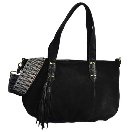 Mila Louise Nicole XS XV Petit Sac Shopping Cuir Noir