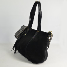 Mila Louise Nicole XS XV Small Shopping Bag Leather Black