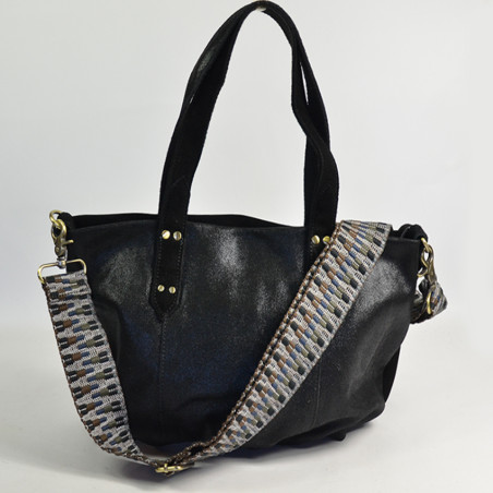 Mila Louise Nicole XS XV Small Shopping Bag Leather Black