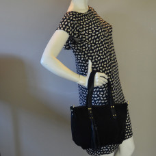 Mila Louise Nicole XS XV Small Shopping Bag Leather Black
