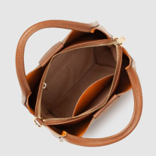 Lancaster Ida Double Shoulder Bag 470-83 Camel-In-Orange