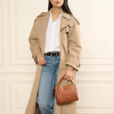 Lancaster Ida Double Shoulder Bag 470-83 Camel-In-Orange
