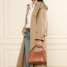 Lancaster Ida Double Shoulder Bag 470-84 Camel-In-Orange