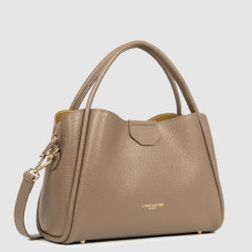 Lancaster Ida Double Sac Porté Epaule 470-84 Taupe-In-Or côté