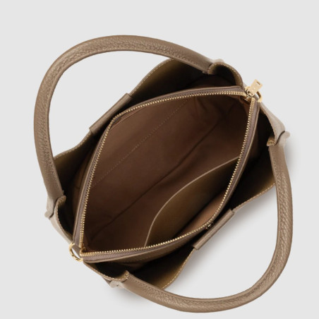 Lancaster Ida Double Shoulder Bag 470-84 Taupe-In-Or