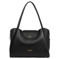 Lancaster Ida Double Tote Bag Shoulder Crossbody 470-85 Noir-In-Nude