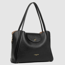 Lancaster Ida Double Tote Bag Shoulder Crossbody 470-85 Noir-In-Nude