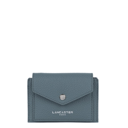 Lancaster Maya Double Kba Card Holder 117-010 Frosted Blue
