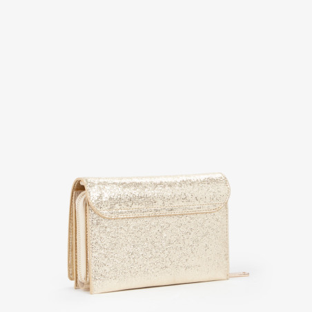 Valentino Ember Pochette Organisée Oro Chiaro dos