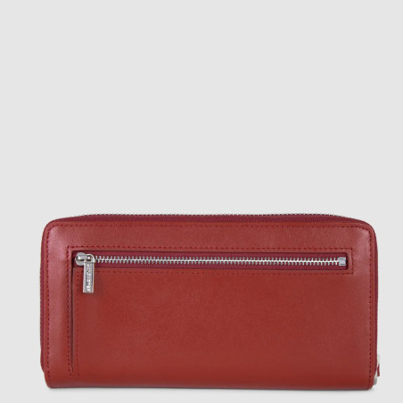Lancaster Paris Zippered Companion 131-026 Carmine