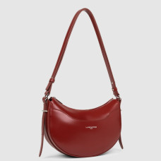 Lancaster Suave Ace Demi Lune Bag 433-28 Carmine