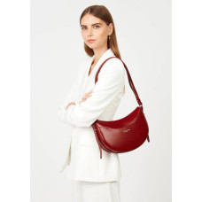 Lancaster Suave Ace Sac Demi Lune 433-28 Carmin porté