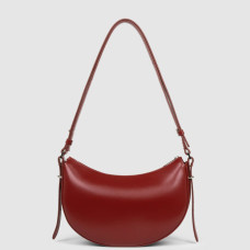 Lancaster Suave Ace Demi Lune Bag 433-28 Carmine