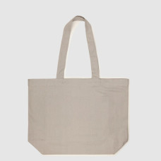 Lancaster Tote Bag 3 Lines Tote Bag TOTE-06 Light Gray