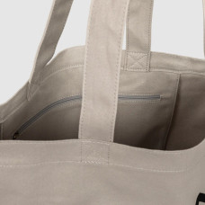Lancaster Tote Bag 3 Lines Tote Bag TOTE-06 Light Gray